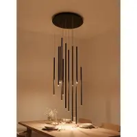 Lyora Design hanglamp Elettra 12-lichts zwart