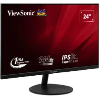 Viewsonic VA24E2-H - LED-monitor - 24" (23.8" zichtbaar) - 1920 x 1080 Full HD (1080p) @ 144 Hz - IPS - 250 cd/m² - 1000:1 - 1 ms - HDMI, VGA - zwart