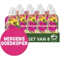 Robijn - Wasverzachter - Tropical - 8 flessen - 304 wasbeurten - Voordeelverpakking