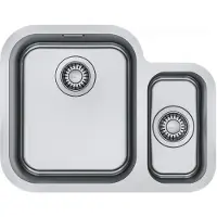 Franke Smart - Spoelbak SRX 160/2, 58x45 cm, roestvrij staal 122.0736.139
