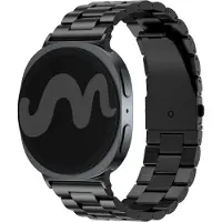 IMoshion Stalen bandje voor de Samsung Galaxy Watch 9 (40/44mm) / Watch 8 (40/44mm) / Classic (46mm) - Zwart