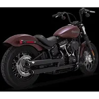 Vance + Hines Vance & Hines 18-24 Harley-Davidson Softail Models Twin Slash Slip-ons - Black