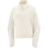 Salomon - Women's Shkout Fly Jacket - Hardloopjack L, wit/beige
