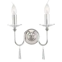 Elstead Lighting LED Wandlamp Finsbury Park | 2X E14 Max 60W | Polished Nickel