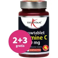 Lucovitaal 2+3 gratis: Vitamine C 80mcg Kauwtablet Citroen 200 tabletten