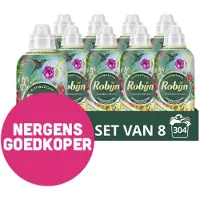 Robijn - Wasverzachter - Paradise Secret - 8 flessen - 304 wasbeurten - Voordeelverpakking