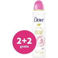 Dove 2+2 gratis: Deodorant Spray Advanced Care Beauty Finish 150 ml