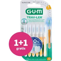Gum Trav-Ler 1.3 mm geel - 5+1 Gratis
