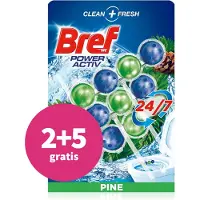 Bref 2+5 Gratis: Toiletblok Active Pine 3 Stuks