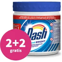Dash 2+2 Gratis: Vlekverwijderaar Diamond Bright Poeder-wit 500 Gr
