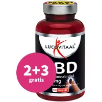 Lucovitaal CBD Capsules 5 mg 100% PUUR 180 capsules MAXI POT