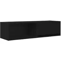 vidaXL Tv-meubelen 2 st 100x31x25,5 cm bewerkt hout zwart