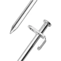 vidaXL Tentharingen 24 st 8 mm 19,5 cm gegalvaniseerd staal