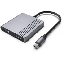Gembird USB Type-C 3-in-1 multi-poortadapter (USB-poort + HDMI + PD), space grey