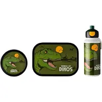 Mepal Lunchset Campus (drinkfles pop-up, lunchbox & fruitbox) - Dino - Fruitbakje - Snackbakje - Fruitbakje - Snackbakje