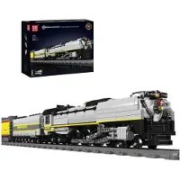 Mould King - Trein met wagons - Union Pacific 844 Steam Locomotive - 3357 onderdelen - Remote Control - Compatible met het bekende merk