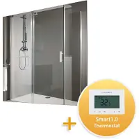 Mi-Heat MD300-Plus Spiegel infraroodverwarmer 60x60 cm, 300 Watt, met Smart1.0 thermostaat
