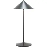 Zafferano Oplaadbare LED-tafellamp Pina L Bureau - 6 W, IP65, touchdimmer, magnetische kop, modern design voor binnen en buiten - Titanium