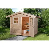 Weka Tuinhuis 123 - Onbehandeld - 241x235cm