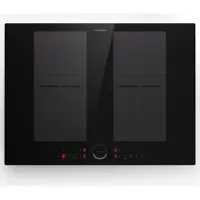Klarstein inductiekookplaat, glaskeramische kookplaat, 7000 W inductiekookplaat met 4 velden, ingebouwde inductiekookplaat met touch display en timer, moderne kookvelden met oververhittingsbeveiliging
