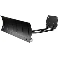 Wiltec Universele sneeuwschuiver, 120x40 cm, verstelbaar, geschikt voor grastractor, sneeuwploeg en sneeuwschuiver