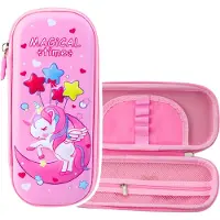 Leantoys Unicorn Etui 3d Opvouwbaar Paars 23x10x5 Cm