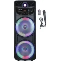 Inovalley Karaoke-lichtluidspreker - - MS02-XXL-N - Bluetooth 5.0 - 1000W