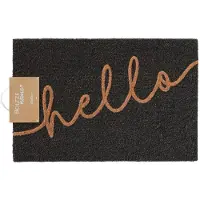 Boltze - Deurmat - Schoonloopmat - Hello - Kokos - 60x40cm