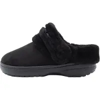 Crocs - Classic Unfurgettable Vegan Suede Clog - Pantoffels M5 / W7, zwart