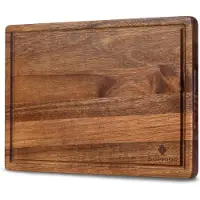 SOPHIOR Snijplank van Acaciahout met sapgeul 35x25x2,5cm