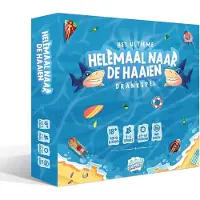 Partyxplosion Drankspel Helemaal naar de Haaien - Hilarisch Bordspel voor Volwassenen