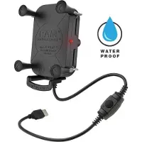 Ram Mounts Tough-charge Met X-grip Waterdichte Draadloze Oplaadhouder 15w