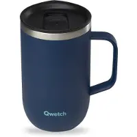 Qwetch Infuser Mok Geïsoleerd - Matt Nachtblauw
