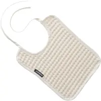 Snoozzz Slabbetje - 100% Zachte Katoen - 33x25cm - Wafel Champagne