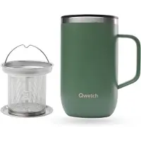 Qwetch Infuser Mok Geïsoleerd - Matt Kaki