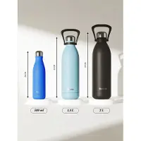 Qwetch Thermosfles - Titan Roc Blauw