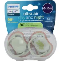 Philips AVENT Fopspeen +6m Air night/day 2 St Fopspeen