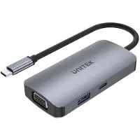 UNITEK USB-C Hub - - MST Drievoudig Scherm - 2 x HDMI - Verbindt 3 Schermen - Ondersteunt 4K