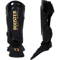 Booster Kickboks Scheenbeschermers Bangkok - Zwart Goud - maat L