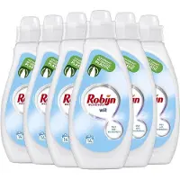 Robijn - Wasverzachter - Wit - 14 wasbeurten / 700ml x 6