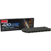 RK Motorradtechnik RK ketting 420 Mru 130 cm, grijs/grijs, ongecoat