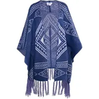 Usha Cape enziaan / wit