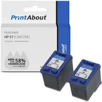 PrintAbout Huismerk HP 57 (C6657AE) Inktcartridge 3-kleuren