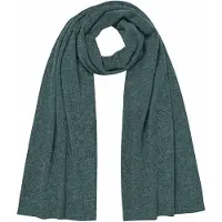 Falke Basic Fine Knit sneldrogend warm kasjmier wintersjaal unisex groen - maat ONESIZE