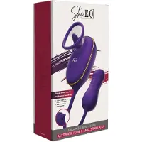 She.E.O Licking Clitoral Pump & Anal Stimulator - Oplaadbare vibrator - Clitoris stimulatie - Anale stimulatie