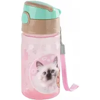Derform Bidon Kotek Cleo & Frank - 330 ml Waterfles voor Kinderen