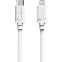 Hama 00201817 USB-laadkabel USB 2.0 USB-C stekker, Apple Lightning stekker 3 m Wit