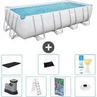 Bestway Power Steel Rechthoekig zwembad - 549x274x122 cm - 6-delig - Model S598