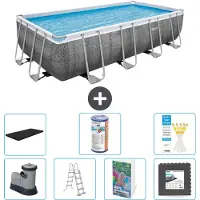 Bestway Power Steel Rechthoekig - 549x274x122 cm - 6-delig - Model S563