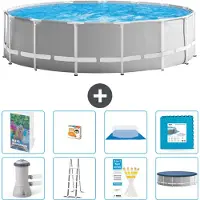 Intex Prism Frame Zwembad, rond - 457x122 cm - 7-delig, model S570